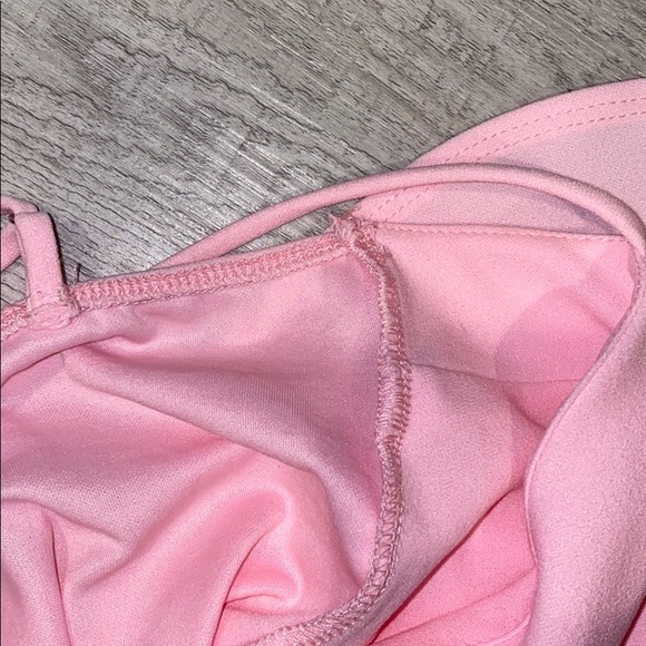 COPY - Reilly Cutout Ruffle Dress in Light Pink - Picture 11 of 11